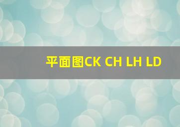 平面图CK CH LH LD